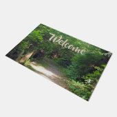 Alaska Tongass Forest Path Foto Deurmat (Schuin)