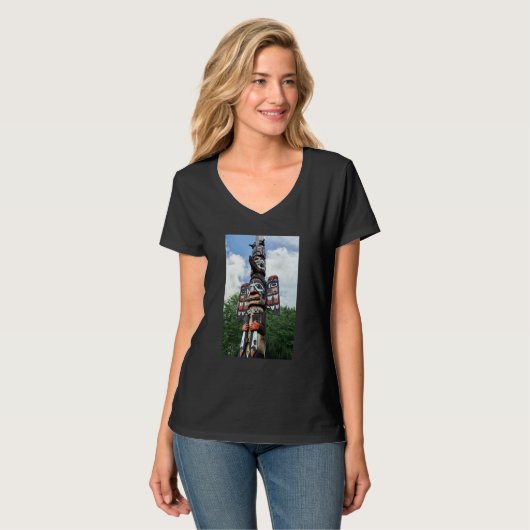Alaska Totem Pole T-shirt (Voorkant volledig)