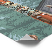 Alaska Totem Poles - Sitka, Alaska Poster (Hoek)