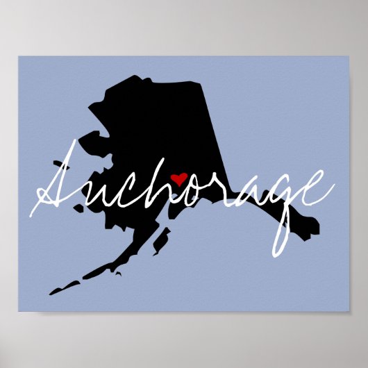 Alaska Town Poster (Voorkant)