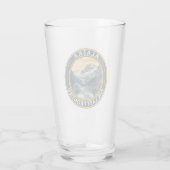 Alaska Travel Art Badge Glas (Achterkant)