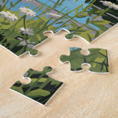 Alaska Travel Art Vintage Legpuzzel (Zijkant)