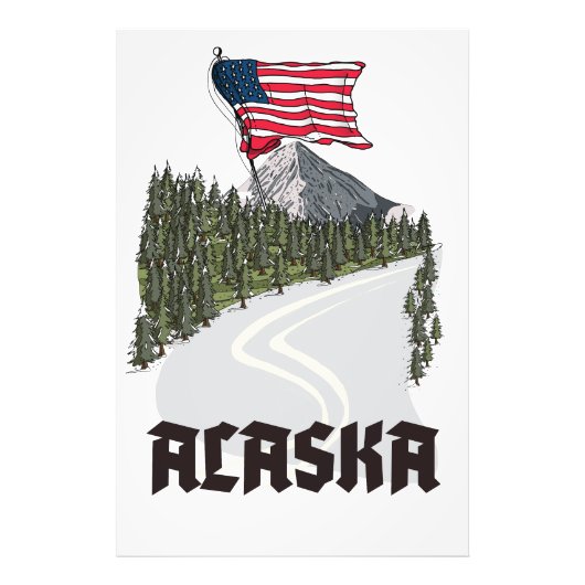 Alaska Travel Poster (Voorkant)
