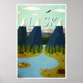 Alaska Travel Poster (Voorkant)