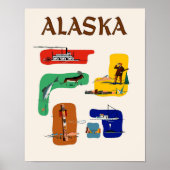 Alaska Travel Poster (Voorkant)