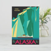  Alaska Travel Poster Art, Taku Glacier (Staand voorkant)