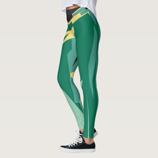  Alaska Travel Poster Art, Taku Glacier Leggings (Links)