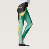  Alaska Travel Poster Art, Taku Glacier Leggings (Rechts)