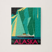  Alaska Travel Poster Art, Taku Glacier Legpuzzel (Verticaal)