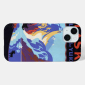  Alaska Travel Poster, Atlin en de Yukon Case-Mate iPhone Case (Achterkant (horizontaal))