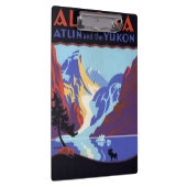  Alaska Travel Poster, Atlin en de Yukon Klembord (Rechts)