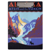  Alaska Travel Poster, Atlin en de Yukon Klembord (Voorkant)