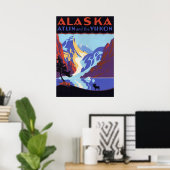  Alaska Travel Poster, Atlin en de Yukon Poster (Thuiskantoor)