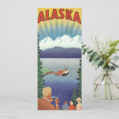  Alaska Travel Poster Kunst, Schilderachtig landsc (Staand voorkant)