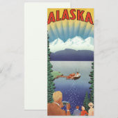  Alaska Travel Poster Kunst, Schilderachtig landsc (Voorkant / Achterkant)
