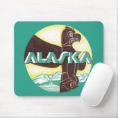 Alaska Travel Totem Pole Eagle Bird Muismat (Met muis)