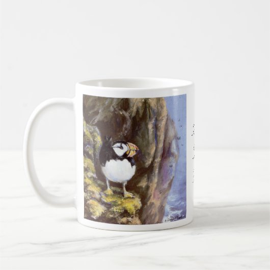 Alaska Tufted Puffin Koffiemok (Links)