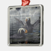 Alaska Tufted puffins Metalen Ornament (Links)
