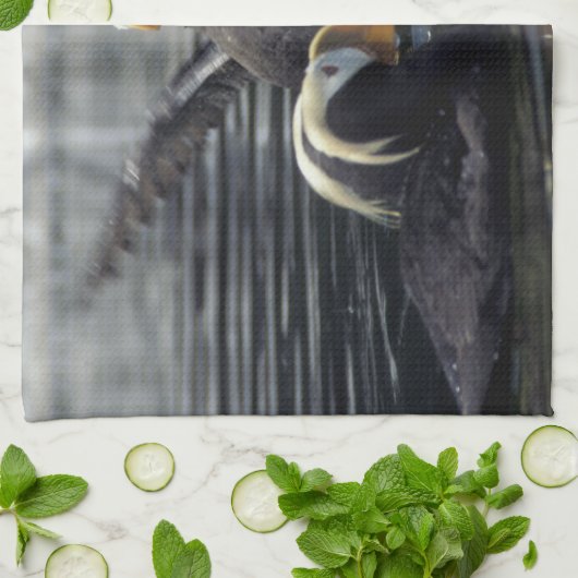 Alaska Tufted puffins Theedoek (Gevouwen)