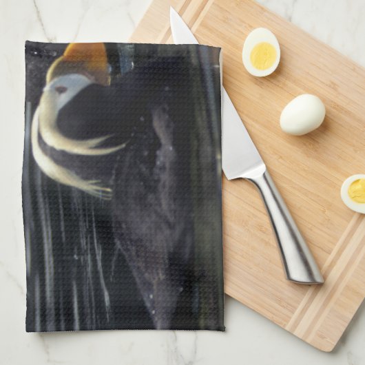 Alaska Tufted puffins Theedoek (Quarter Fold)