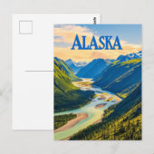 alaska-uitzicht briefkaart (Voorkant / Achterkant)