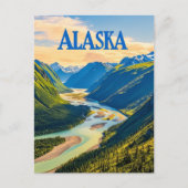 alaska-uitzicht briefkaart (Voorkant)