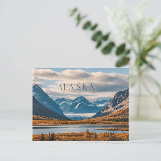 alaska-uitzicht briefkaart (Staand voorkant)