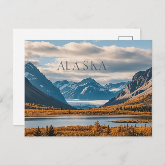 alaska-uitzicht briefkaart (Voorkant / Achterkant)