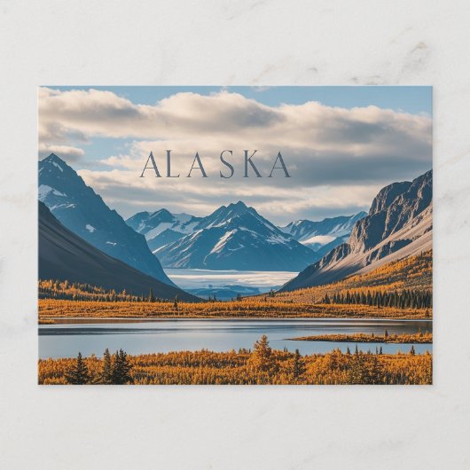 alaska-uitzicht briefkaart (Voorkant)