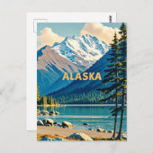 alaska-uitzicht briefkaart (Voorkant / Achterkant)