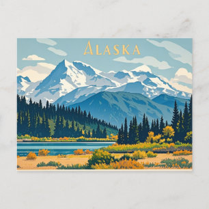 alaska-uitzicht briefkaart
