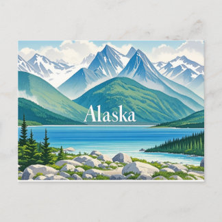 alaska-uitzicht briefkaart