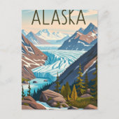 alaska-uitzicht briefkaart (Voorkant)