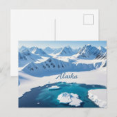 alaska uitzicht briefkaart (Voorkant / Achterkant)
