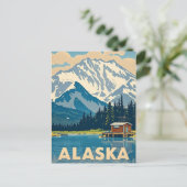 alaska-uitzicht briefkaart (Staand voorkant)