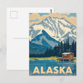 alaska-uitzicht briefkaart (Voorkant / Achterkant)