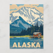 alaska-uitzicht briefkaart (Voorkant)