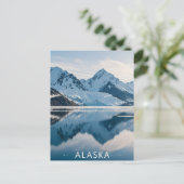 alaska-uitzicht briefkaart (Staand voorkant)