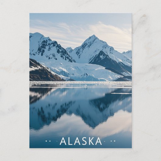 alaska-uitzicht briefkaart (Voorkant)