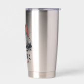 Alaska Untamed North Mountain Wilderness Outdoor Geïsoleerde Drinkbeker (Links)