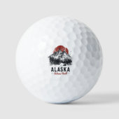 Alaska Untamed North Mountain Wilderness Outdoor Golfballen (Voorkant)