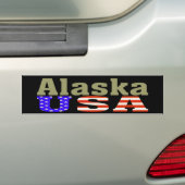 Alaska USA! Bumpersticker (Op auto)