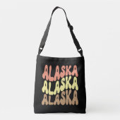 Alaska USA country retro Crossbody Bags Crossbody Tas (Achterkant)
