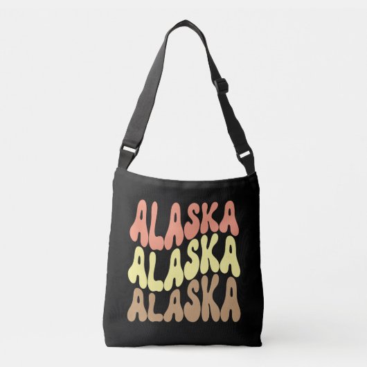 Alaska USA country retro Crossbody Bags Crossbody Tas (Voorkant)