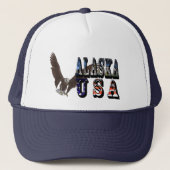 Alaska USA Eagle Baseball Pet (Voorkant)