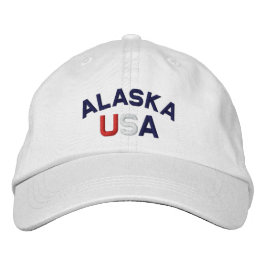 Alaska USA Embroing White Pet