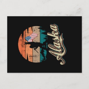 Alaska USA Flag Briefkaart