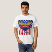 Alaska USA Flag T-shirt (Voorkant volledig)