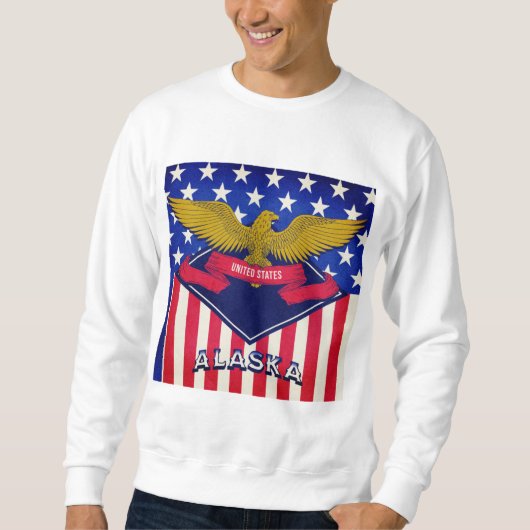 Alaska USA Flag Trui (Voorkant)