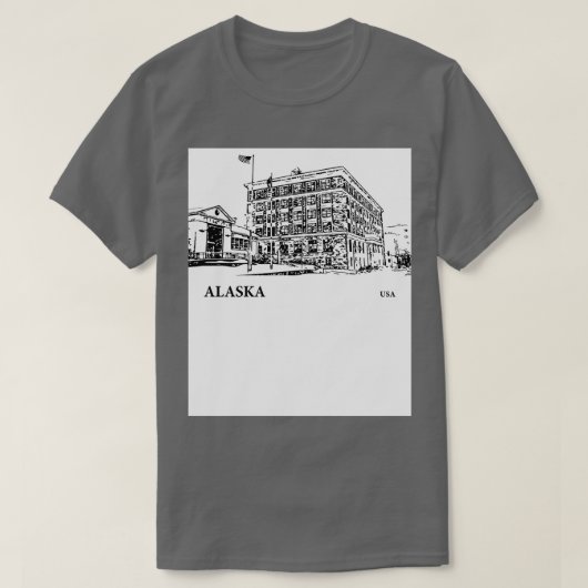 Alaska USA TShirt 1 (Design voorkant)